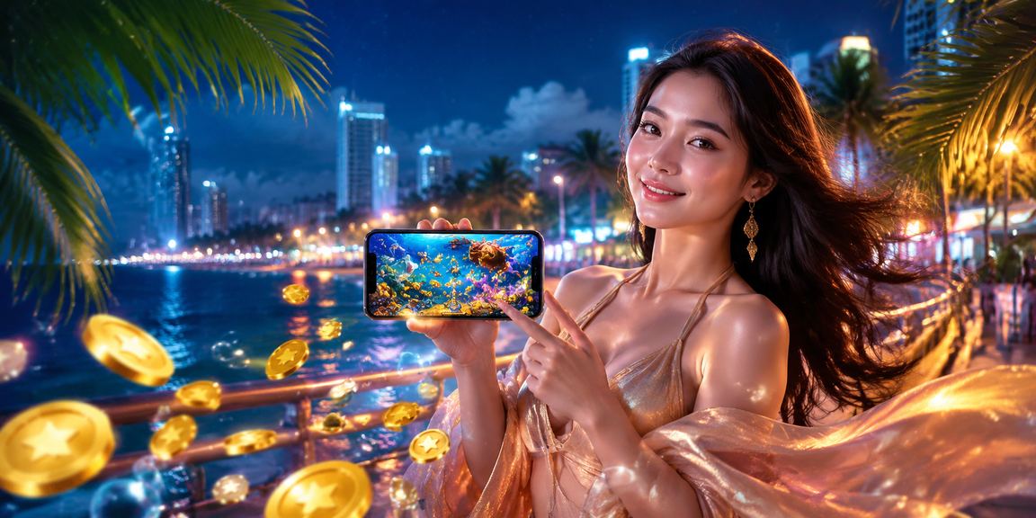 Người dùng tại Nha Trang sử dụng ứng dụng casino trực tuyến bên bờ biển